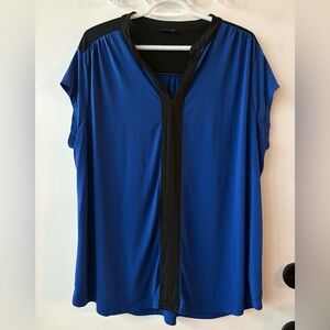🔥George Women's Blue and Black Blouse